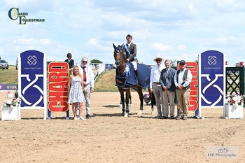Ben Maher scores his first big win with the promising Maddox Van Het Haringvliet Z on his first visit to Chard Equestrian Ben Maher scores his first big win with the promising Maddox Van Het Haringvliet Z on his first visit to Chard Equestrian